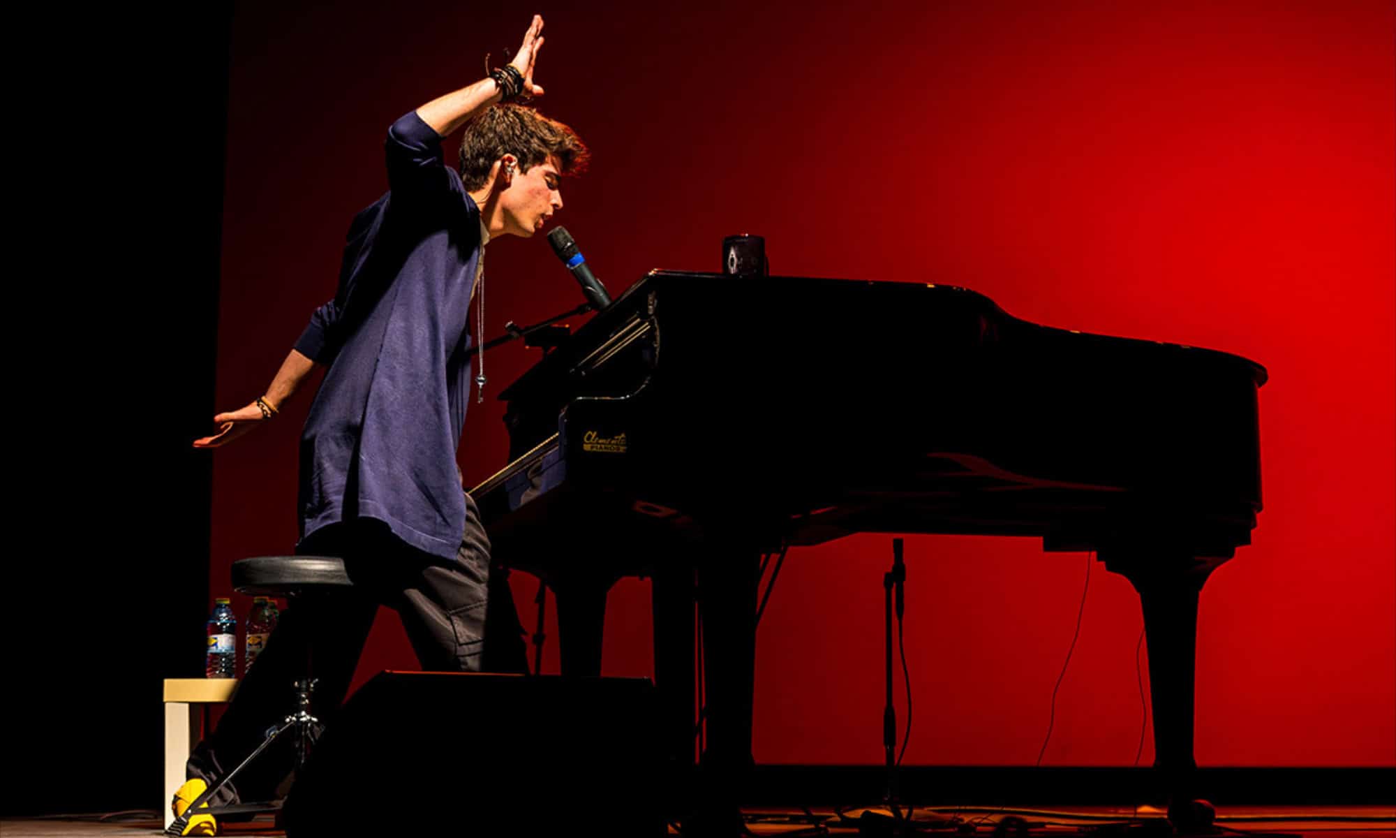 Daniel Haro al piano en el Auditori
